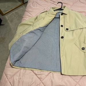 Zara Short Rain Trench Coat